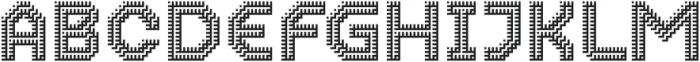 MultiType Maze Stairs 2 otf (400) Font UPPERCASE
