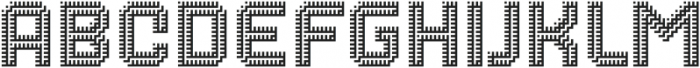MultiType Maze Stairs 2 otf (400) Font LOWERCASE