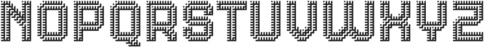 MultiType Maze Stairs 2 otf (400) Font LOWERCASE