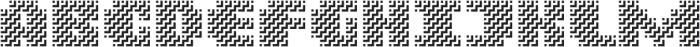 MultiType Maze Stairs Display otf (400) Font UPPERCASE