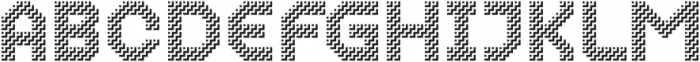 MultiType Maze Stairs otf (400) Font UPPERCASE