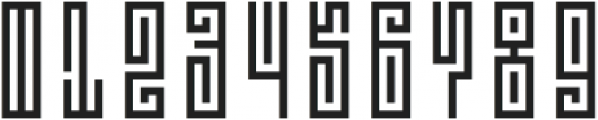 MultiType Maze Symbols otf (400) Font OTHER CHARS