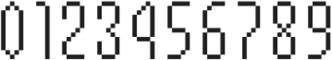 MultiType Pixel Slender SC otf (400) Font OTHER CHARS