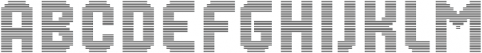 MultiType Rows Narrow 2 otf (400) Font LOWERCASE