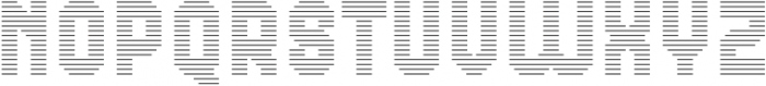 MultiType Rows Narrow 3 otf (400) Font LOWERCASE