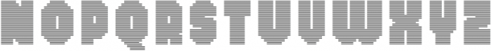 MultiType Rows Narrow Bold 2 otf (700) Font UPPERCASE