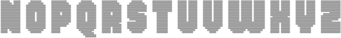 MultiType Rows Narrow Bold 2 otf (700) Font LOWERCASE