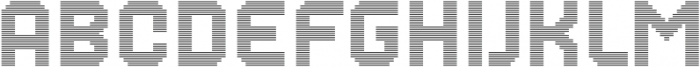 MultiType Rows Regular 2 otf (400) Font LOWERCASE