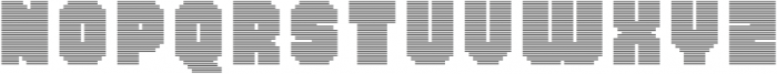 MultiType Rows Regular Bold 2 otf (700) Font LOWERCASE