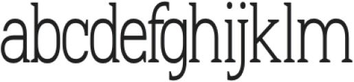 Multigenum Light Condensed otf (300) Font LOWERCASE