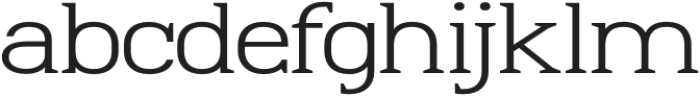 Multigenum Light Expanded otf (300) Font LOWERCASE