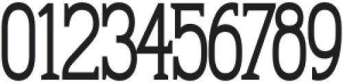 Multigenum Medium Condensed otf (500) Font OTHER CHARS