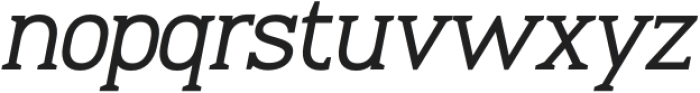 Multigenum Medium Italic otf (500) Font LOWERCASE