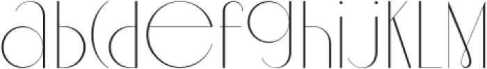 Multro Regular otf (400) Font LOWERCASE