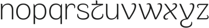 Multum ExtraLight ttf (200) Font LOWERCASE
