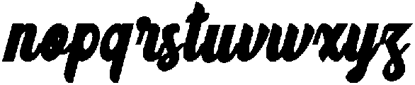 MumbaiCurry-Bold otf (700) Font LOWERCASE