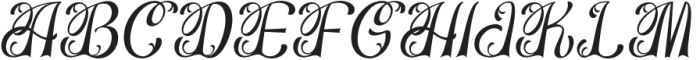 Mundley Italic otf (400) Font UPPERCASE