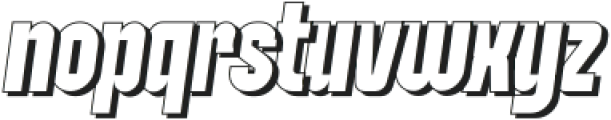 MundliteTwItalicExt-Regular otf (400) Font LOWERCASE