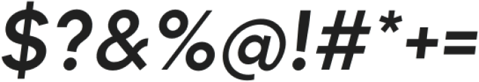 Munika Semibold Italic otf (600) Font OTHER CHARS