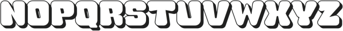 Mupen Shadow otf (400) Font LOWERCASE