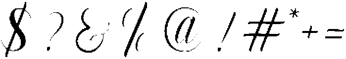 Murchison Script Regular otf (400) Font OTHER CHARS