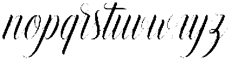 Murchison Script Regular otf (400) Font LOWERCASE