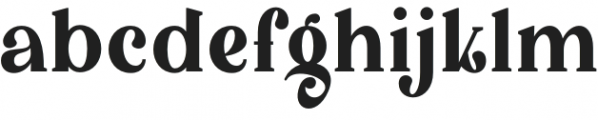 Muriely otf (400) Font LOWERCASE