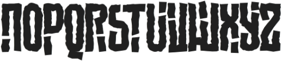 Murwa Distort otf (400) Font LOWERCASE