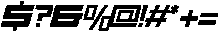 Musch Sports Italic otf (400) Font OTHER CHARS