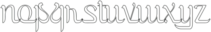Mushafa Outline otf (400) Font LOWERCASE