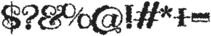 Mushgroof-Regular otf (400) Font OTHER CHARS