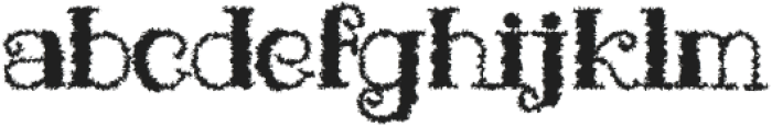 Mushgroof-Regular otf (400) Font LOWERCASE