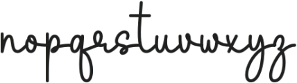 Mushrom Regular otf (400) Font LOWERCASE