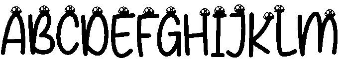 Mushroom Regular otf (400) Font UPPERCASE