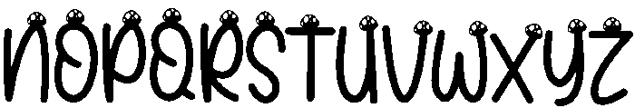 Mushroom Regular otf (400) Font UPPERCASE