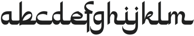 Mushym Regular otf (400) Font LOWERCASE