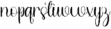 Music Birthday Regular otf (400) Font LOWERCASE