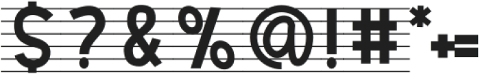 Music Note Four otf (400) Font OTHER CHARS