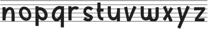 Music Note Four otf (400) Font LOWERCASE