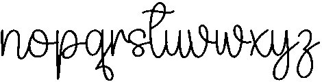 Music Regular otf (400) Font LOWERCASE