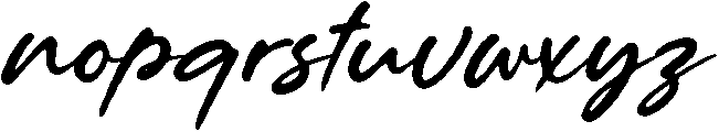 Muslyne Lettavella otf (400) Font LOWERCASE