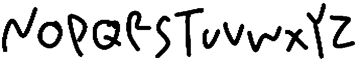Mussbolo Notes 03 Regular otf (400) Font UPPERCASE