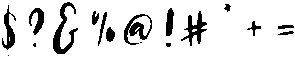 Mustache Regular otf (400) Font OTHER CHARS