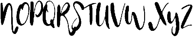 Mustache Regular otf (400) Font UPPERCASE