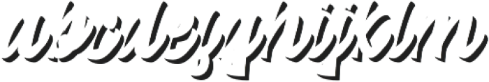 Mustank Script (Shadow) otf (400) Font LOWERCASE