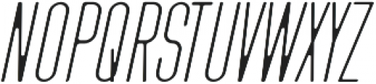 Mustank Thin Slant otf (100) Font LOWERCASE