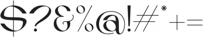 Musthyka otf (400) Font OTHER CHARS