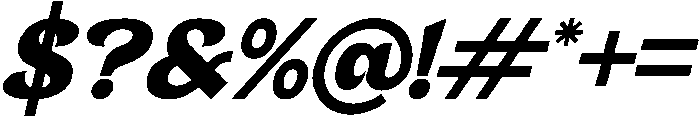 Mustreal Italic otf (400) Font OTHER CHARS