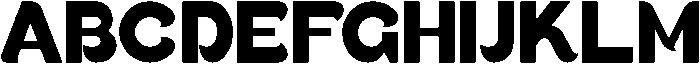 Mustreal otf (400) Font UPPERCASE