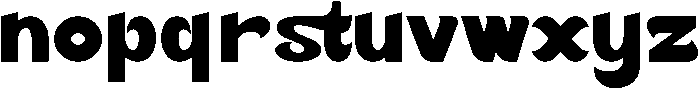 Mustreal otf (400) Font LOWERCASE